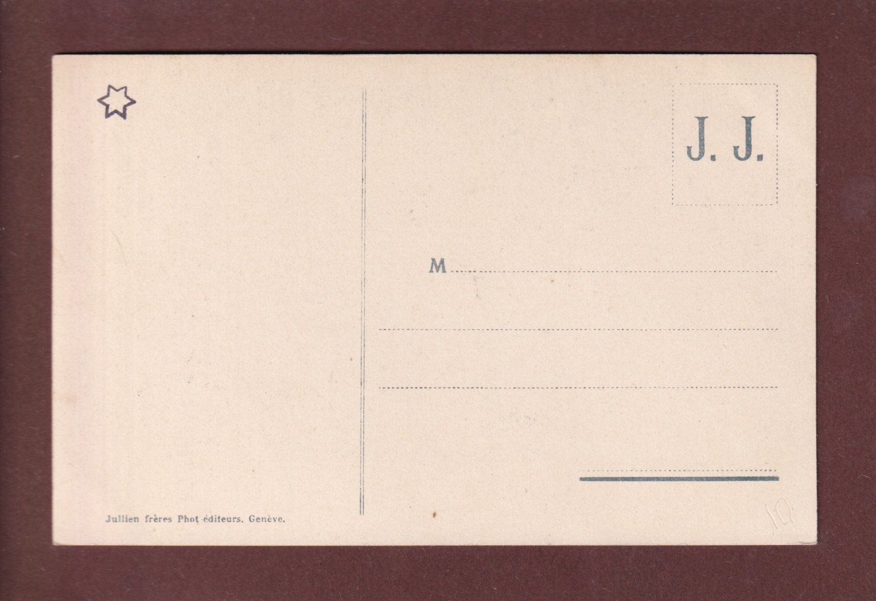 Cartoline postali: GENEVE - Pont du Mont Blanc - 1913 – Usato da Pully venduto da nicecards 1