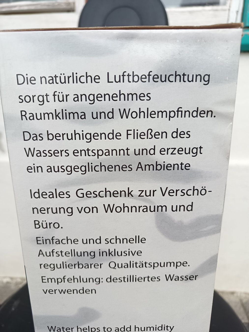 Teiche & Zierbrunnen: Zimmerbrunnen Luftbefeuchter – Neu (gemäss Beschreibung) aus Oberegg von 19franzi94 2