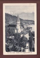 THUN - Teil mit Kirche - 1924 Feldpost