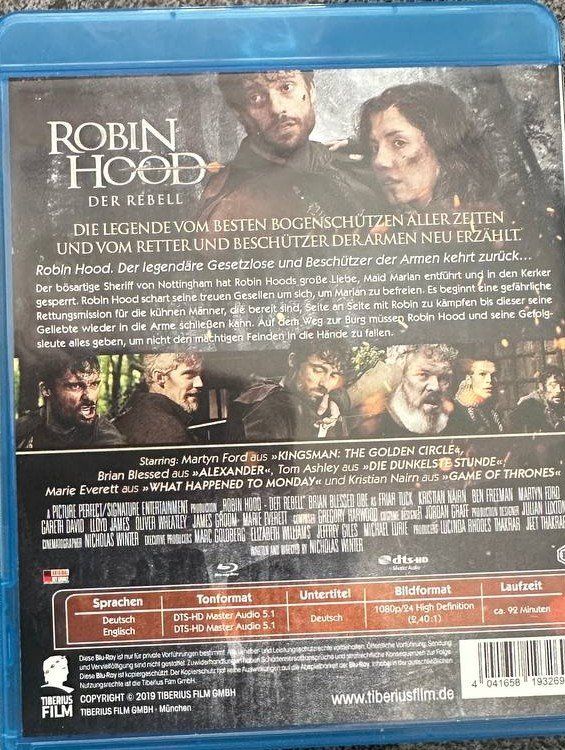 Tutti i DVDs: Robin Hood - Der Rebell Blu-ray Disc – Usato da Beringen venduto da Mantafisch1 1