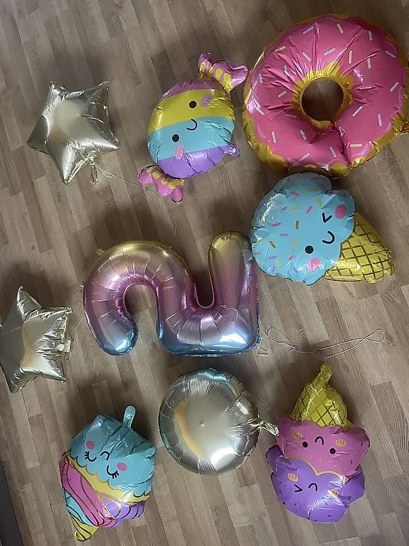 Alle Dekorationen: Folienballons Sweets Kindergeburtstag – Gebraucht aus Scherzingen von jos_y6px