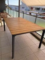 Gartentisch Holz Metall