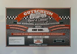Gutschein bei Rent a Classic