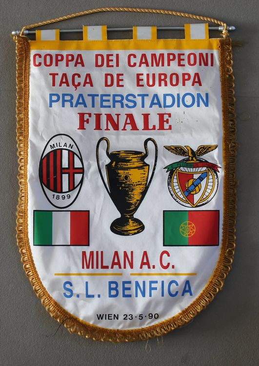 Fanion Bordeaux – Benfica – Coupe Des Coupes 1986-87 – Parfait état