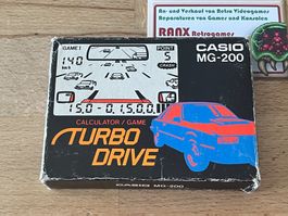 CASIO MG-200 Turbo Drive Vintage Calculator Game