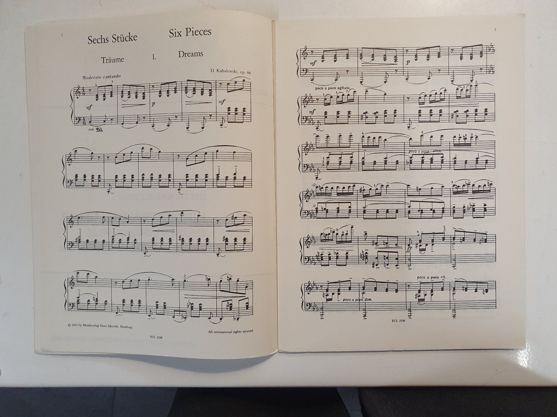 Livres: Dimitri Kabaleswki Kinderträume Op. 88 – D'occasion à Zürich par loosebone 1