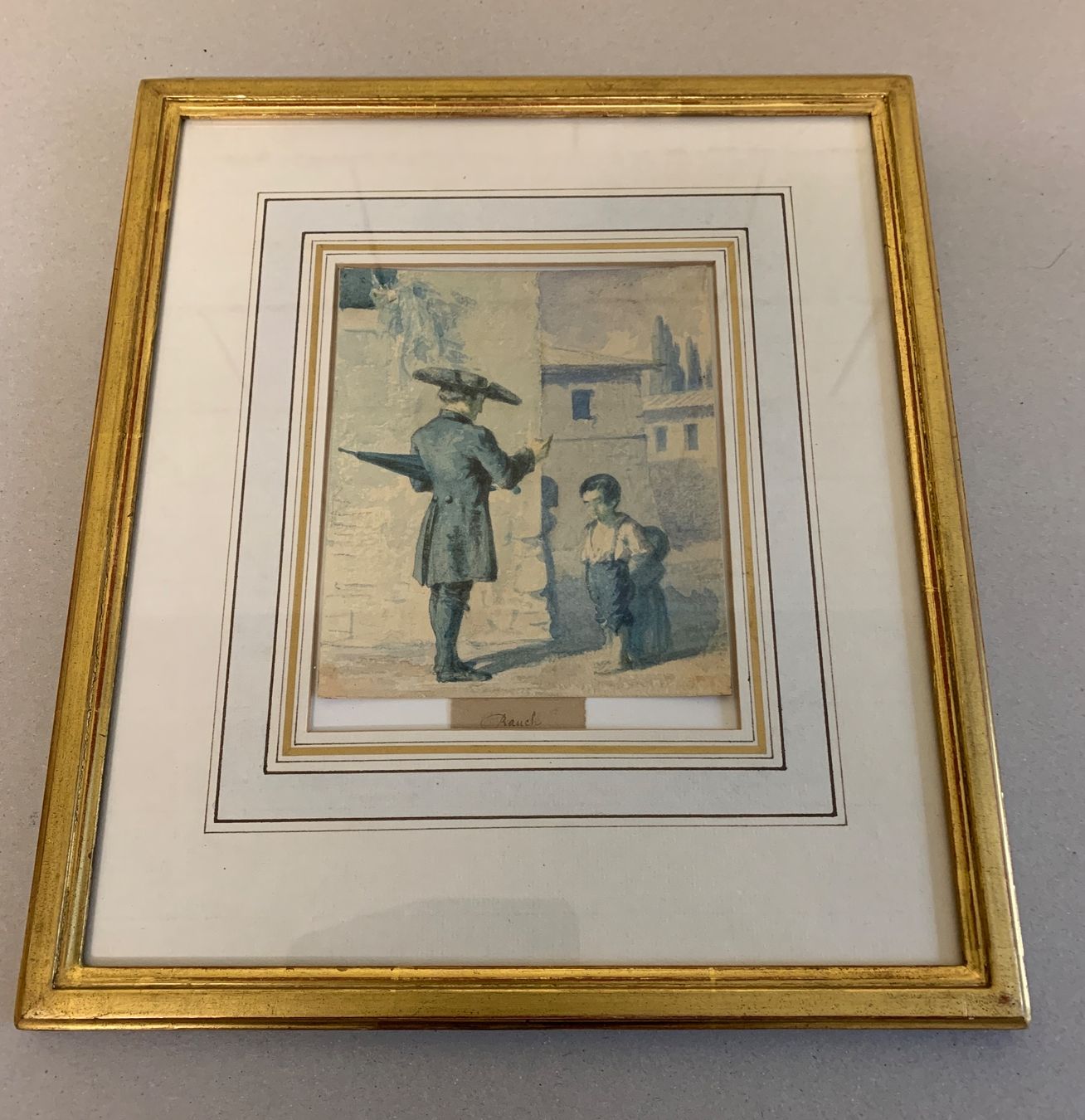 Gemälde: Charles Rauch (1791-1857)Aquarell – Gebraucht aus Biel/Bienne von Katja01112 3
