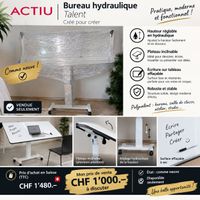 Bureau hydraulique Actiu Talent inclinable, occasion