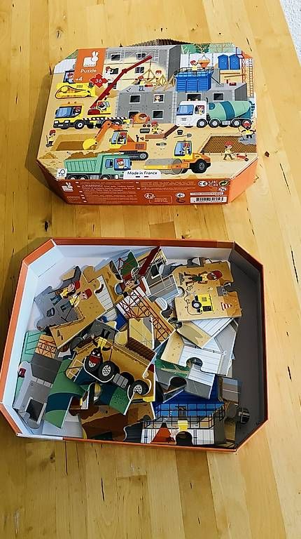 Puzzles: Janod Baustelle Puzzel 36 Teile – Neu und originalverpackt aus Kriens von MePil 1