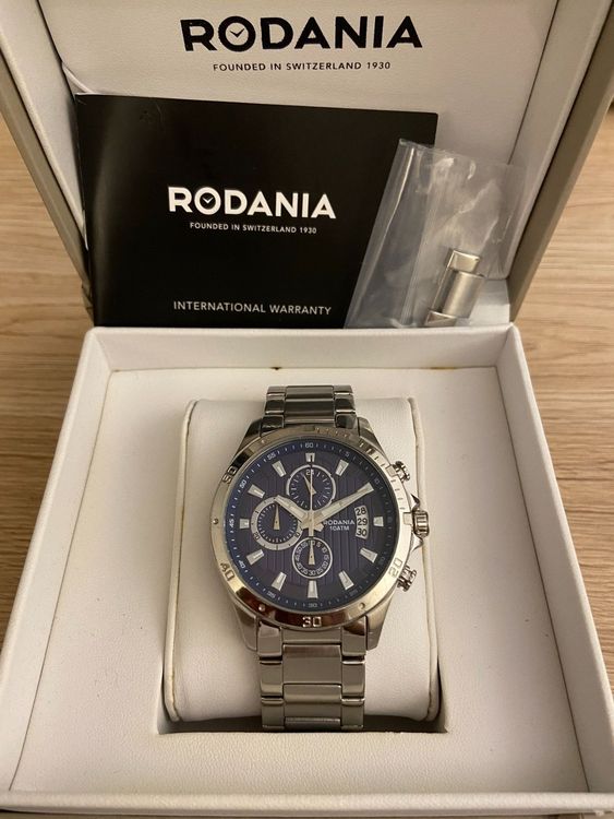 Rodania Chrono 43 mm Quartz 26014 49 Acheter sur Ricardo