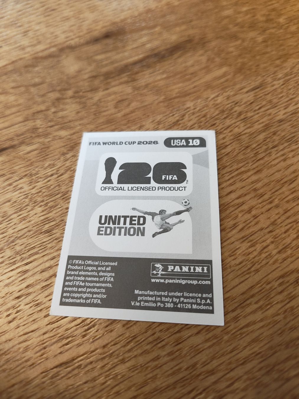 Panini Carte collezionabili: Panini Wm 2026 Usa 10 – Nuovo (secondo la descrizione) da Lieli venduto da Maholo 1