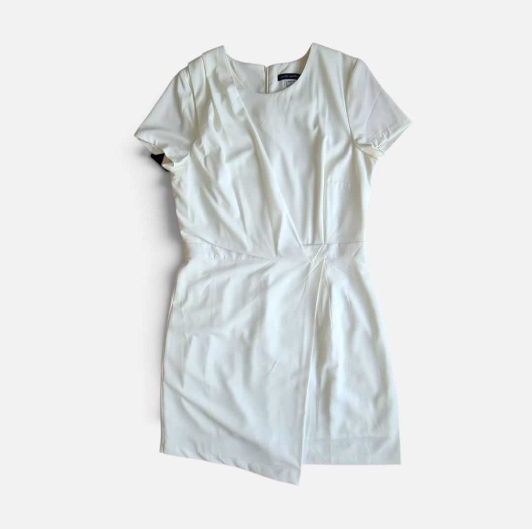 Kleider: Robe drapée blanche - Laura Clément (Taille 42) – Gebraucht aus Renens VD von del_t2kx 2