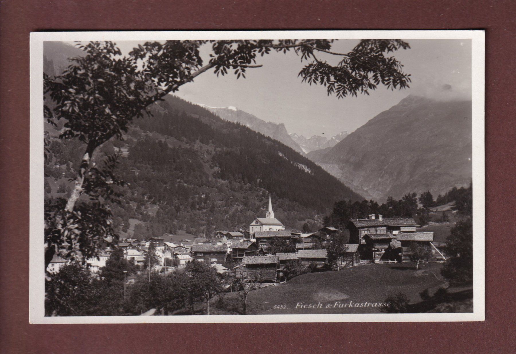Cartoline postali: FIESCH – Usato da Pully venduto da nicecards