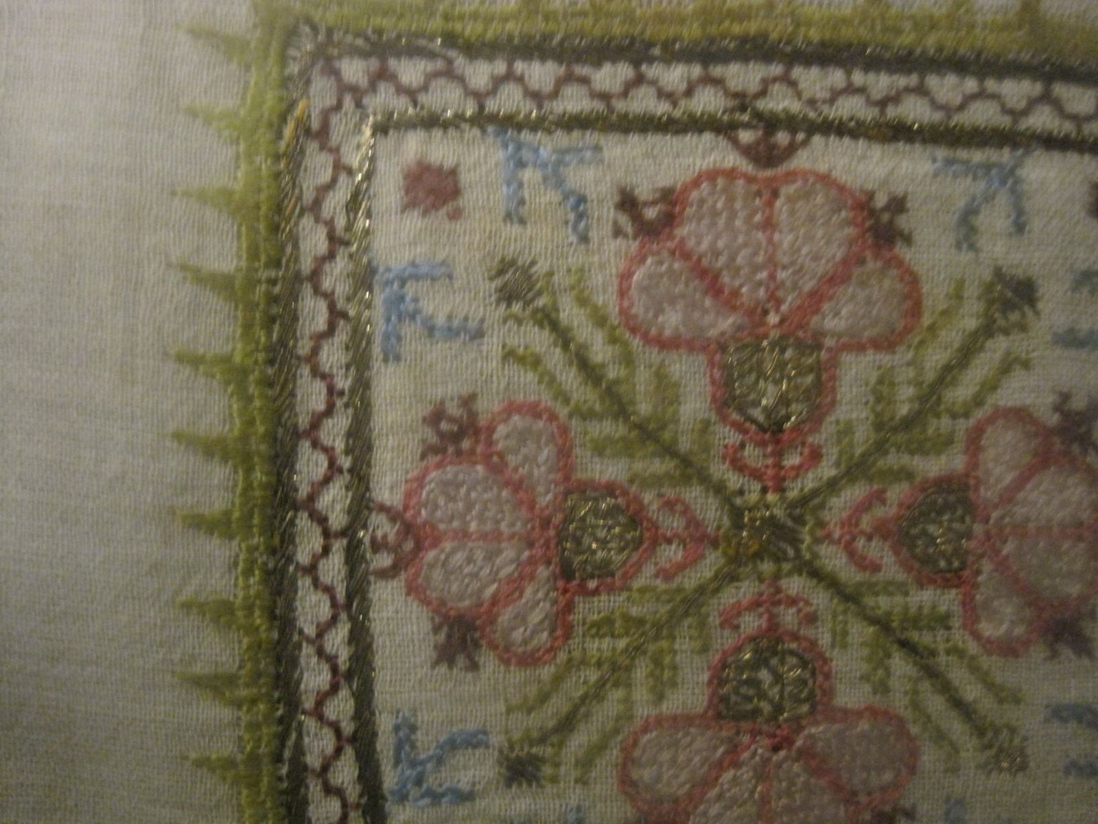 Leinwände & Keilrahmen: 2 tableaux broderies sous verre 1940-50 – Gebraucht aus Genève von DELIRBEADS 7