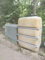 Dieseltank Heizöltank 1000 Liter Tank mit Auffangwanne