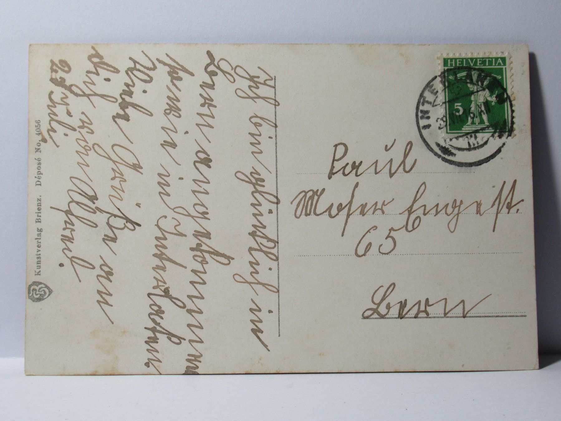Ansichtskarten: Bernerhaus mit Jungfrau  1916 – Gebraucht aus Grenchen von Bluemchen1900 1