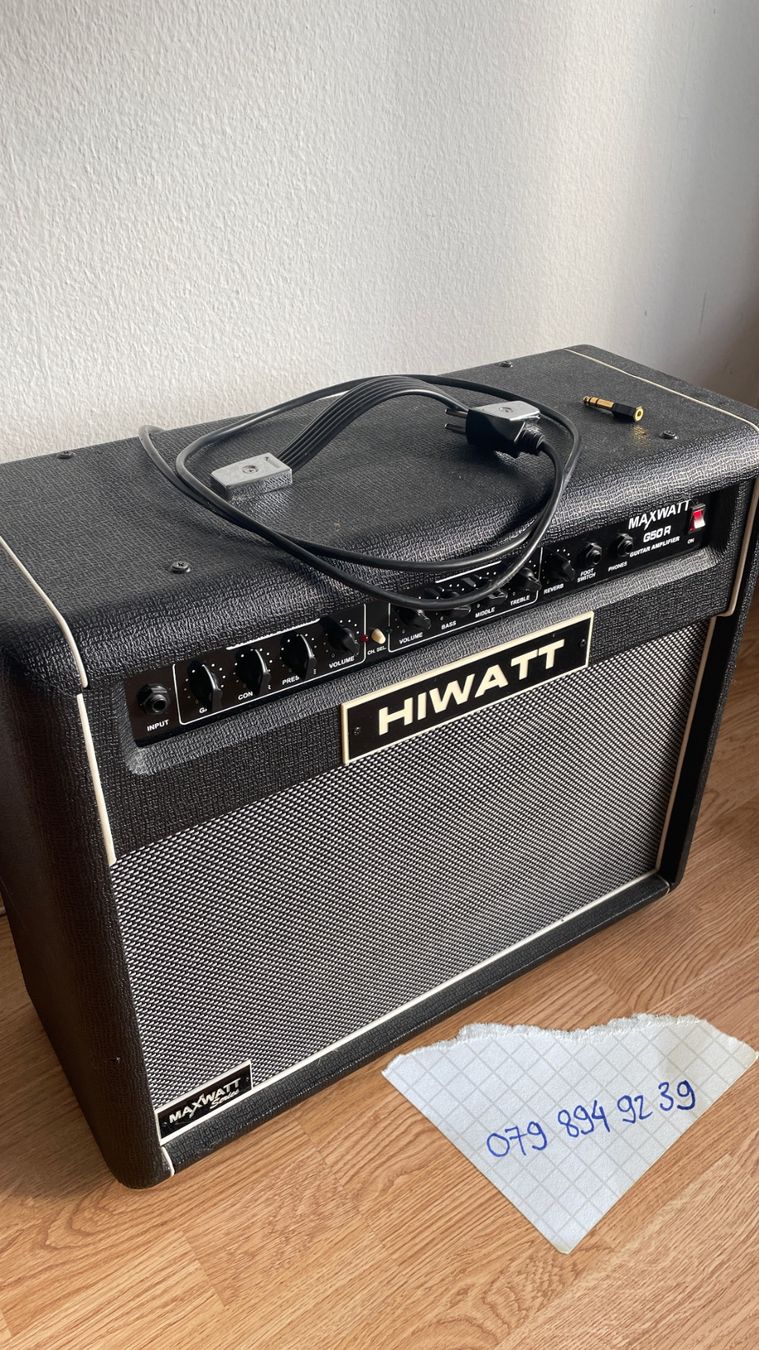Hiwatt Amplificatori: Maxwatt G50R GUITAR AMPLIFIER Highwatt – Usato da Obergerlafingen venduto da bas_b7v6 1