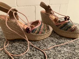 Sommerliche Espadrilles Sandalen von Vicorreta, Gr. 39
