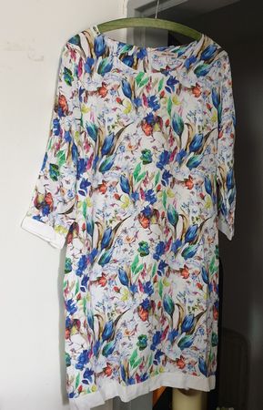 Alba Moda schönes buntes Kleid Gr. 42