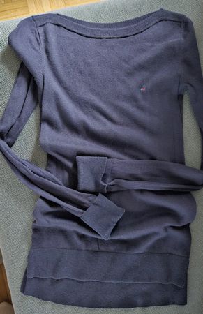 Tommy Hilfiger Damen Pullover, Gr. XXS, dunkelblau