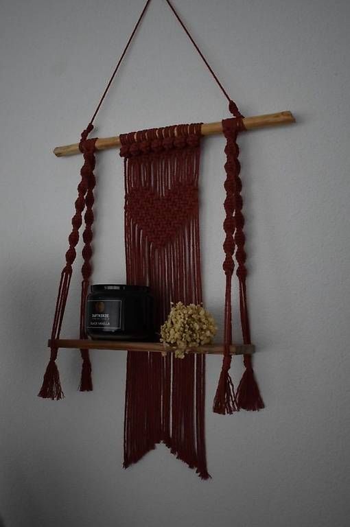 Tutte le decorazioni: Makramee-Regal mit Herz – Usato da Cama venduto da DLCE90 4