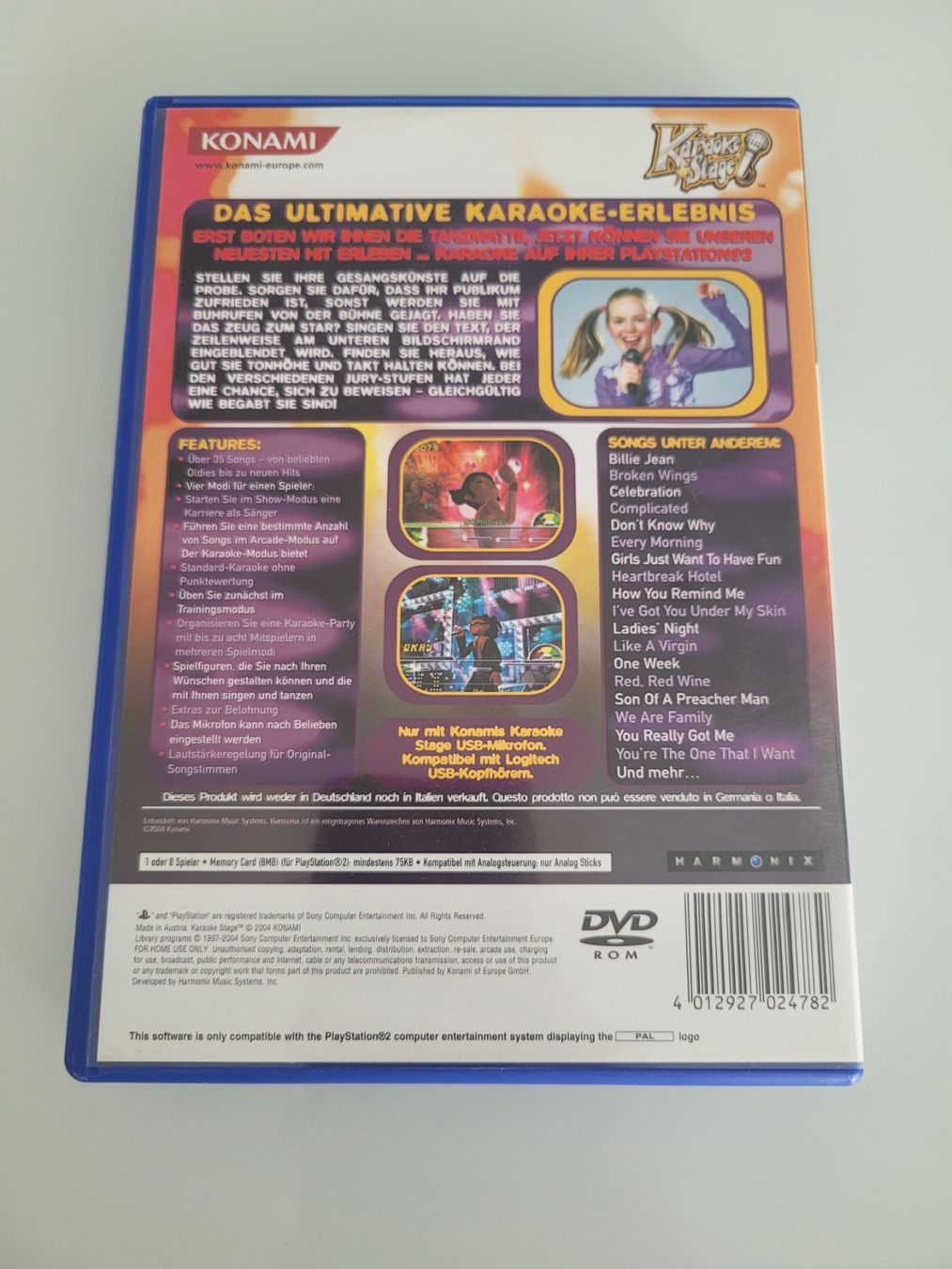 Giochi: Karaoke Stage / Playstation 2 (PAL) – Usato da Uezwil venduto da -Retrogames- 2