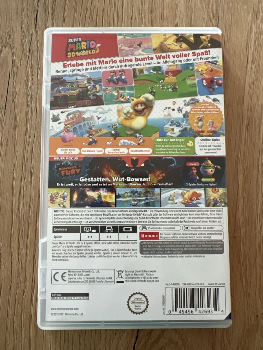 Nintendo Jeux: Super Mario 3D Wörld Nitendo Switch 1 – D'occasion à Oberbipp par MABU1988 2
