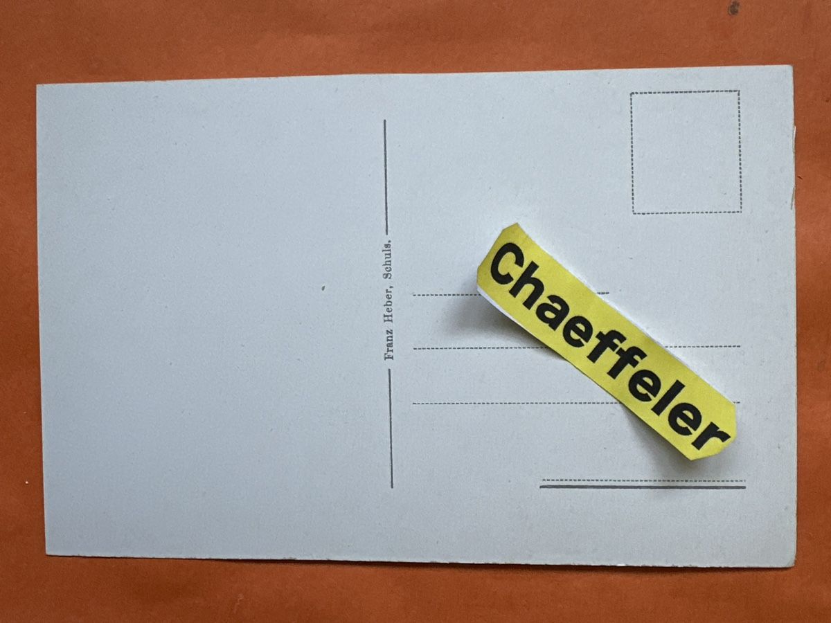 Cartoline postali: Alte Ansichtskarte Bad-Schuls, Unter-Engadin, Graubünden – Usato da Zürich venduto da Chaeffeler 1
