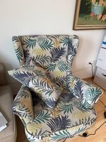 Ikea mit Palmenmuster Ohrensessel STRANDMON