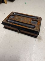 Schreibtisch set Holz Metall 26x16cm gebraucht