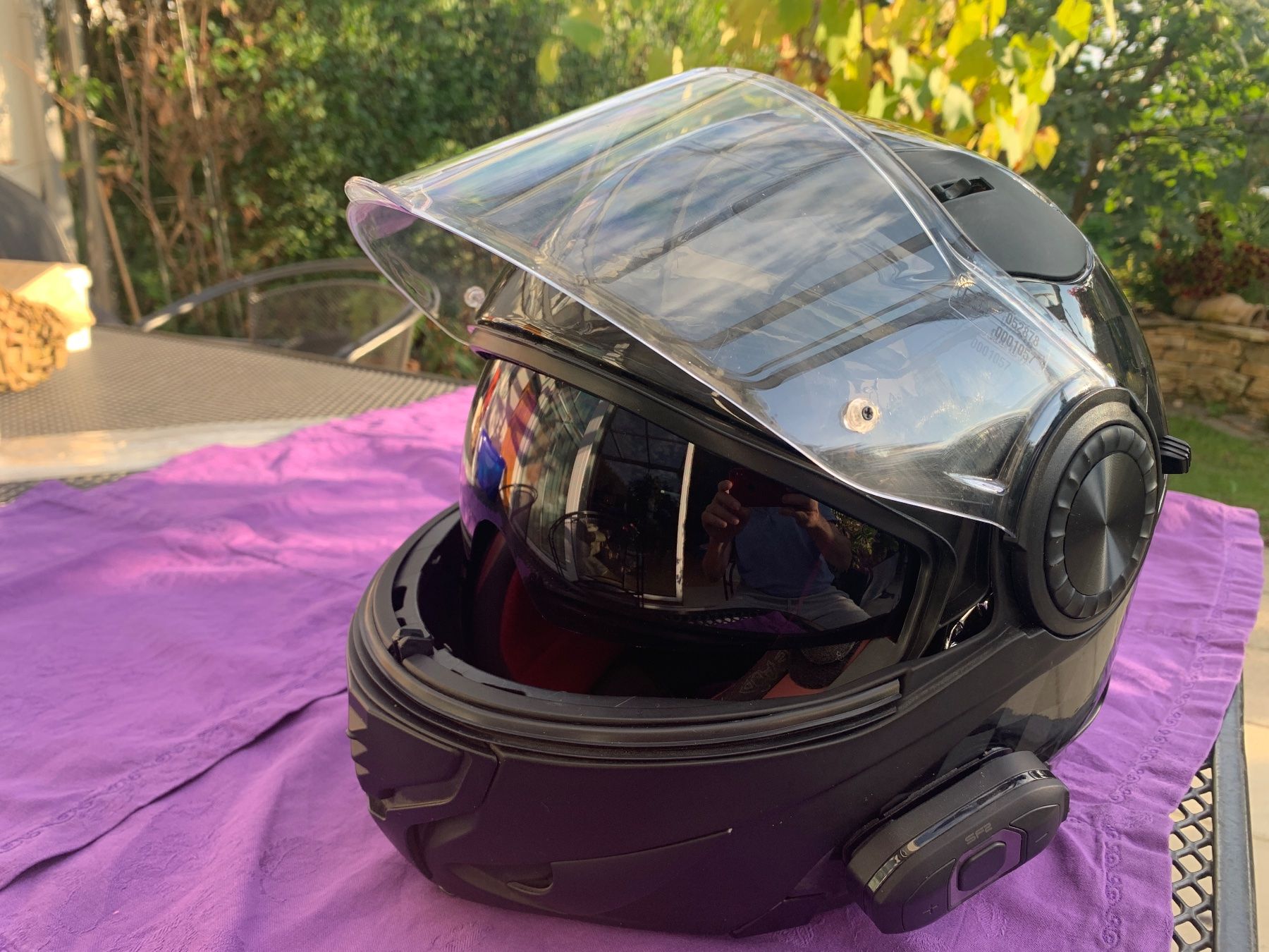 Caschi & visiere: Motorradhelm Vortex Carbon ECER22-05 Grösse L mit Com-system – Usato da Wetzikon ZH venduto da bluemli747 2