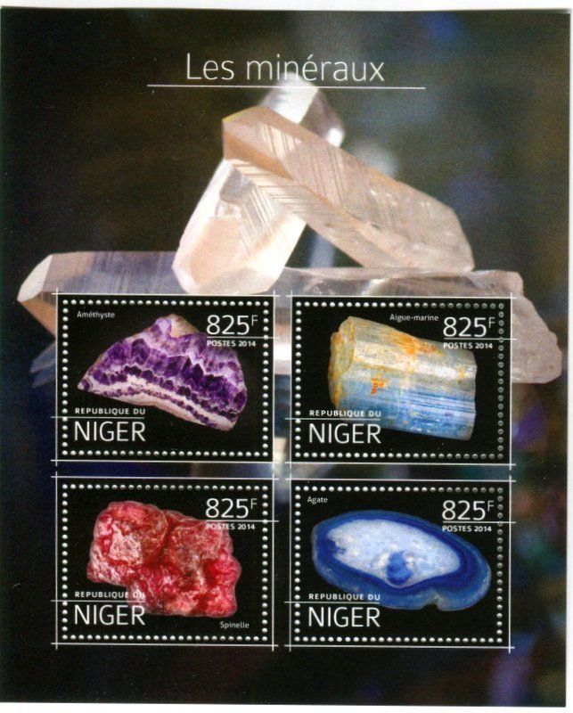 Tutti i francobolli: Block "Minerale". Niger. – Nuovo e nell'imballaggio originale da Basel venduto da Butsch5