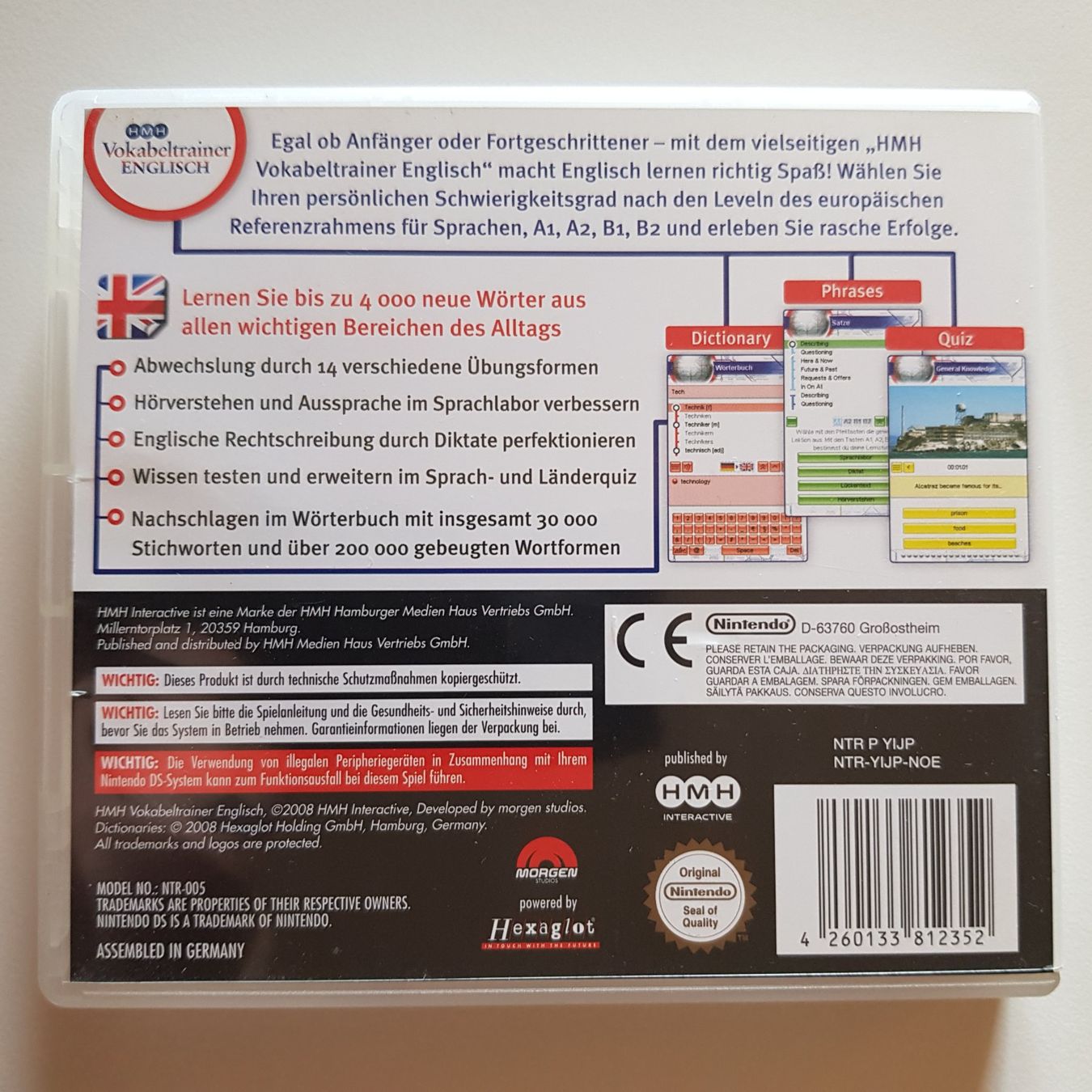 Nintendo Jeux: Vokabeltrainer englisch /DS – D'occasion à Münchenstein par 2DGames 1
