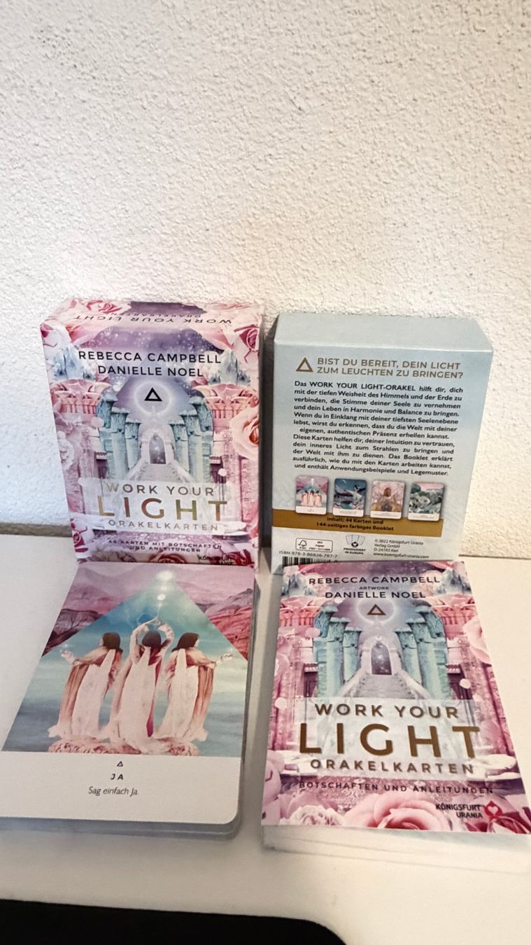 Cartoline: Orakelkarten "Work your Light" Deutsch – Nuovo (secondo la descrizione) da Schaffhausen venduto da p-ba88 2