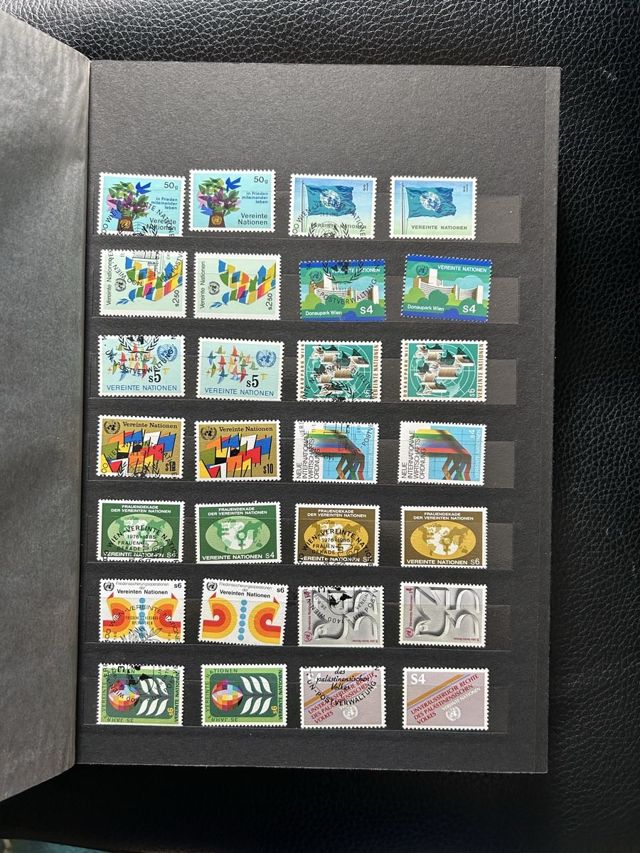 Tutti i francobolli: Briefmarkensammlung UNO Wien, 1979-1995 – Usato da Emmen venduto da Carbru 6