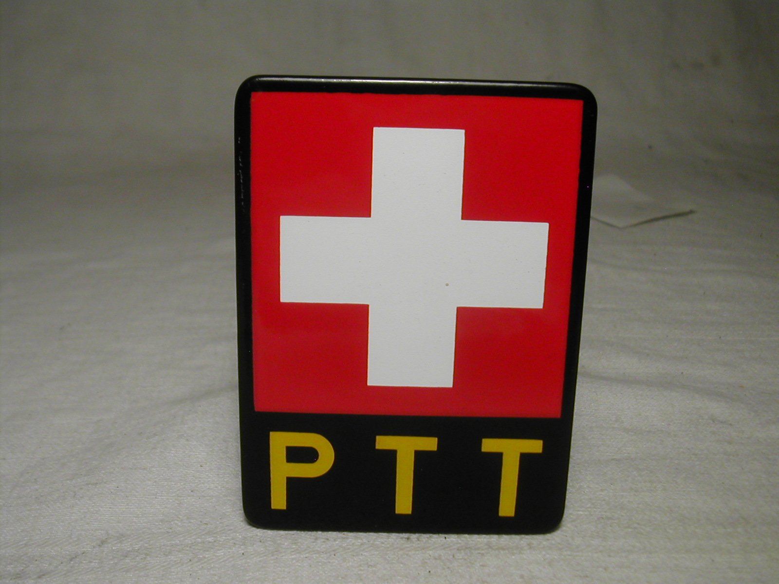 Insegne: PTT Briefkasten Emailschild alt original – Usato da Renens venduto da brutus18