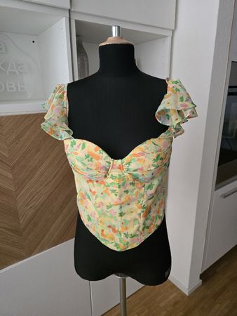 Blusen-Top mit Blumenmuster