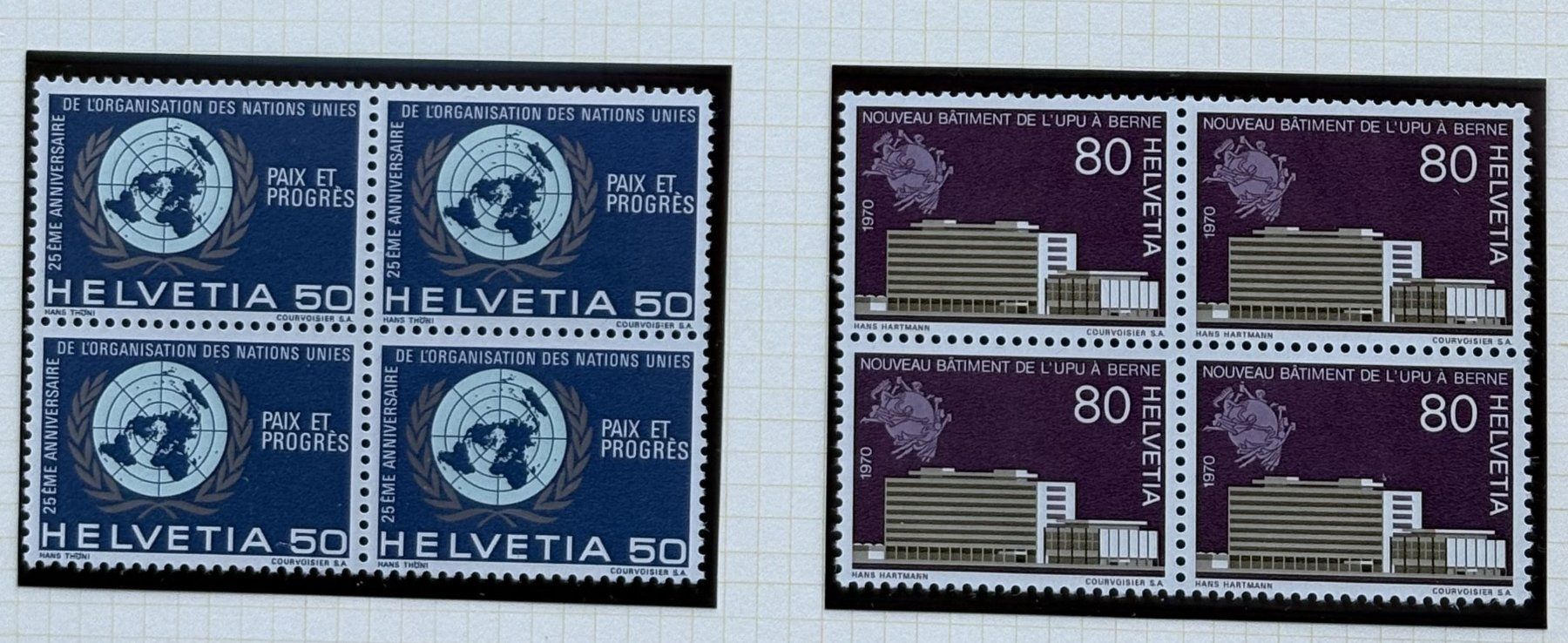 Alle Briefmarken: LOT 4 ER BLOCKS BRIEFMARKEN SCHWEIZ NEU – Neu (gemäss Beschreibung) aus Ostermundigen von Heavenmaus75 3