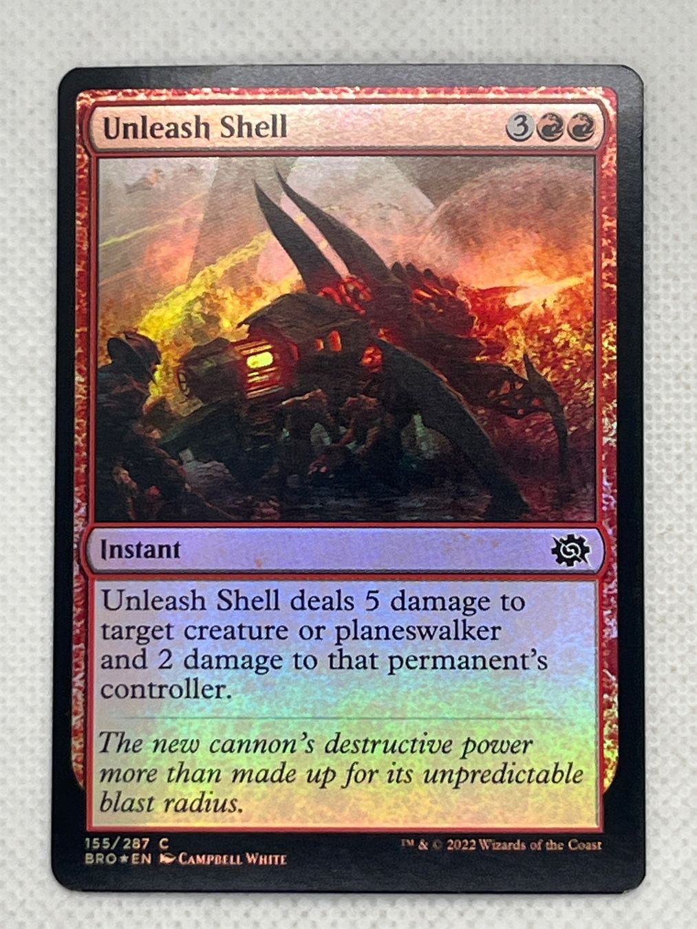 Magic The Gathering Carte collezionabili: Magic Unleash Shell Foil BRO EN 155/287 C – Usato da Hinterkappelen venduto da Kim1992