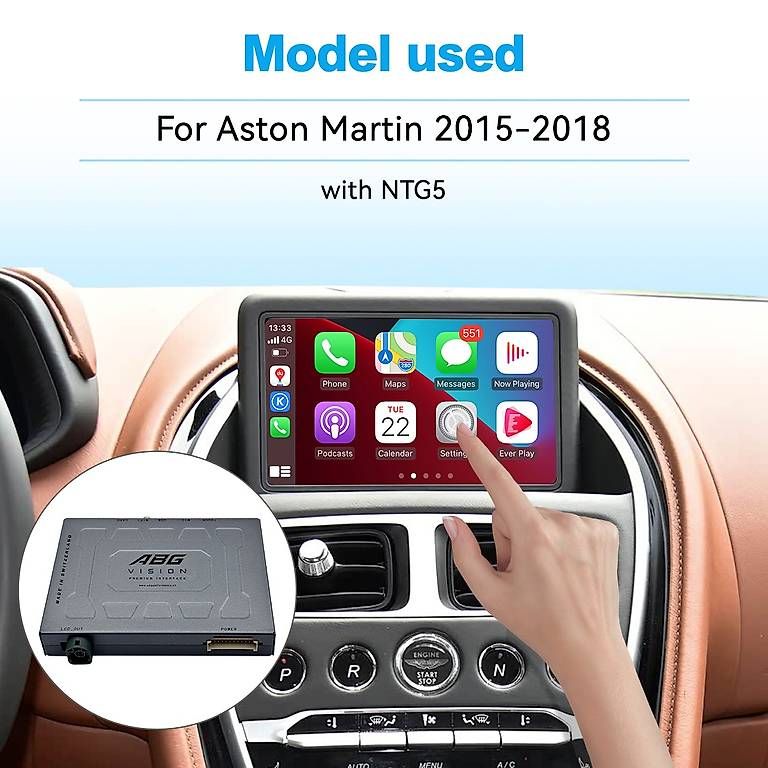 Lecteur multimedia & Streamer: Carplay / Android Auto Aston Martin NTG5 2015 - 2018 – D'occasion à Trimbach par gastech