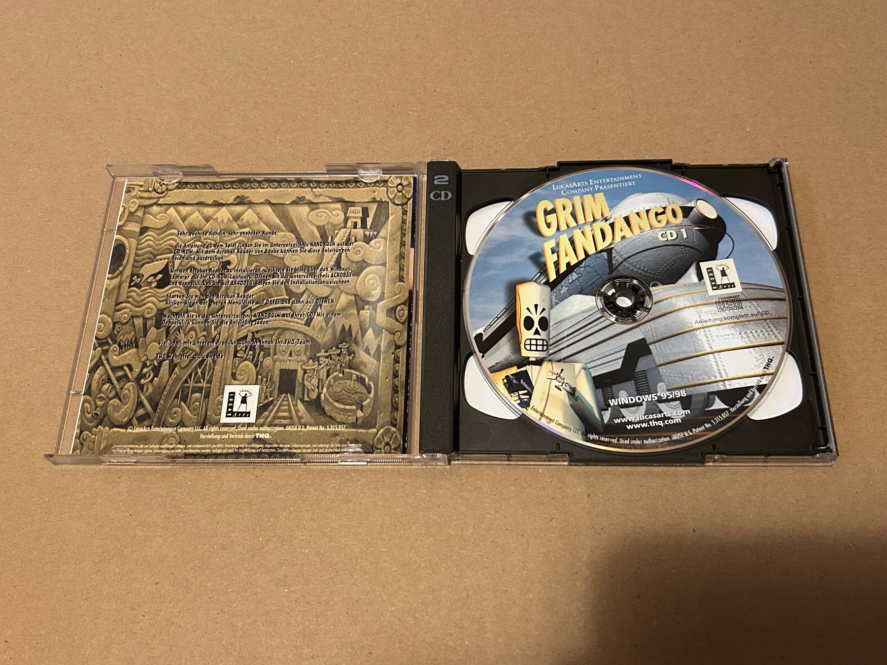 Giochi: Grim Fandango (PC, 2 CD) – Usato da Biasca venduto da BagOfTruth 2