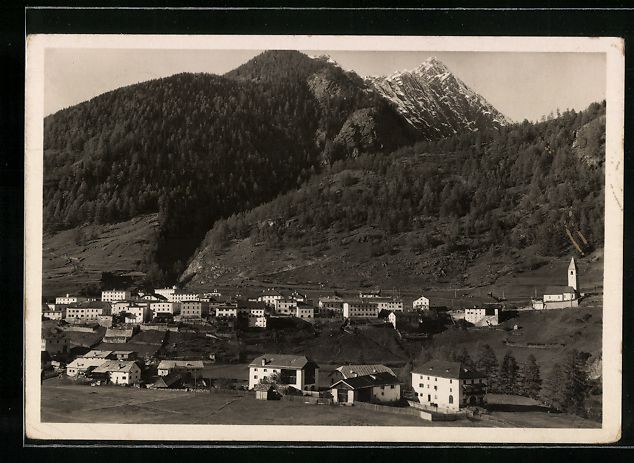 Cartoline postali: AK Lavin, Teilansicht mit Piz Linard – Usato da Berlin venduto da bartko-reher