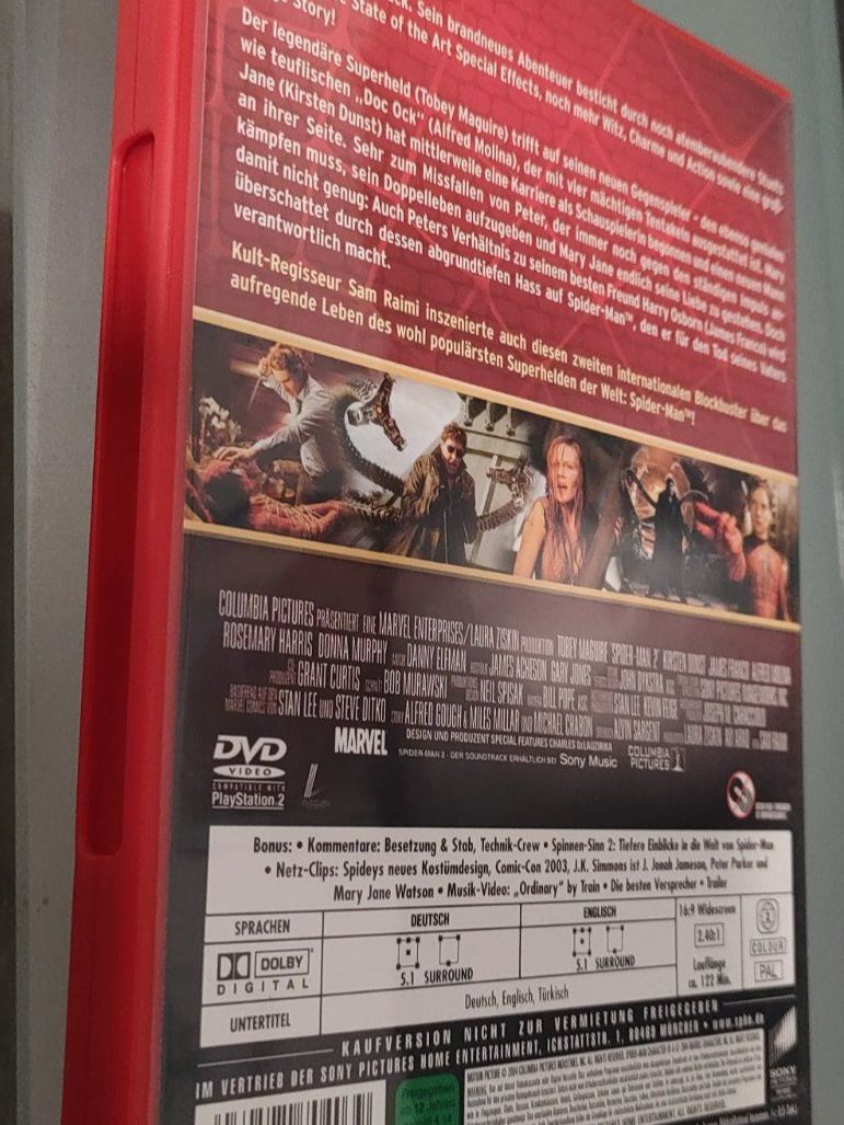 Tutti i DVDs: Spider-man 2 DVD – Usato da Dottikon venduto da Oldyfreak 1