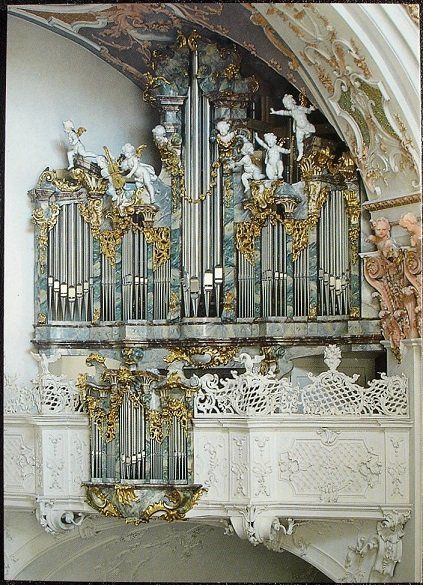 Cartoline postali: EINSIEDELN Stiftskirche - Grosse Orgel – Nuovo (secondo la descrizione) da Jona venduto da philajona