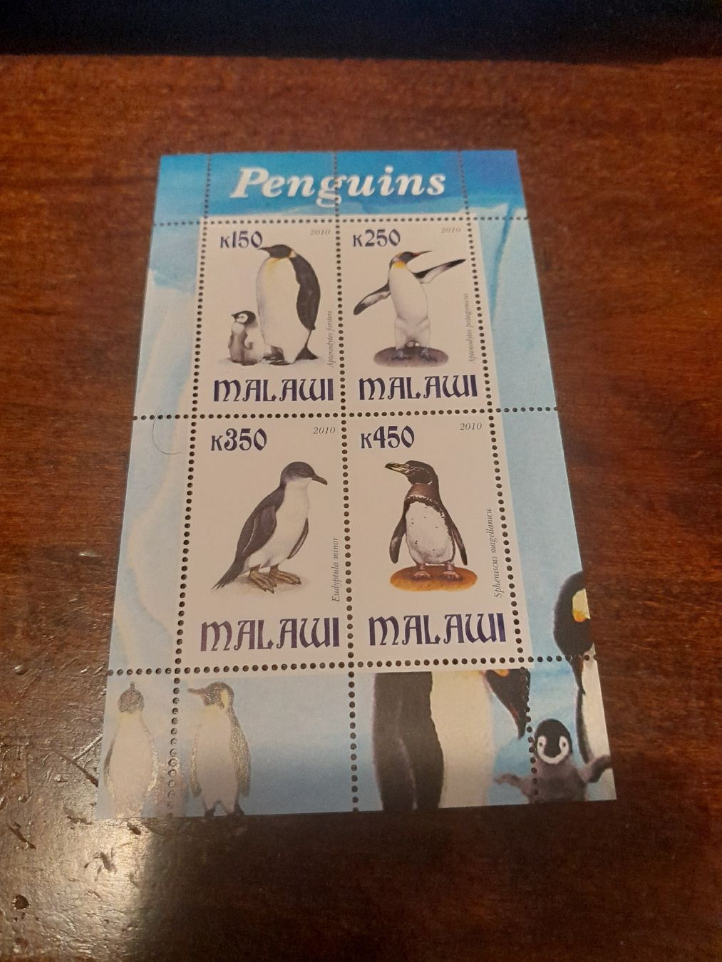 Alle Briefmarken: Timbre de Collection - Malawi - Pingouins rares - 2010 – Neu (gemäss Beschreibung) aus Marly von globetrotter1723