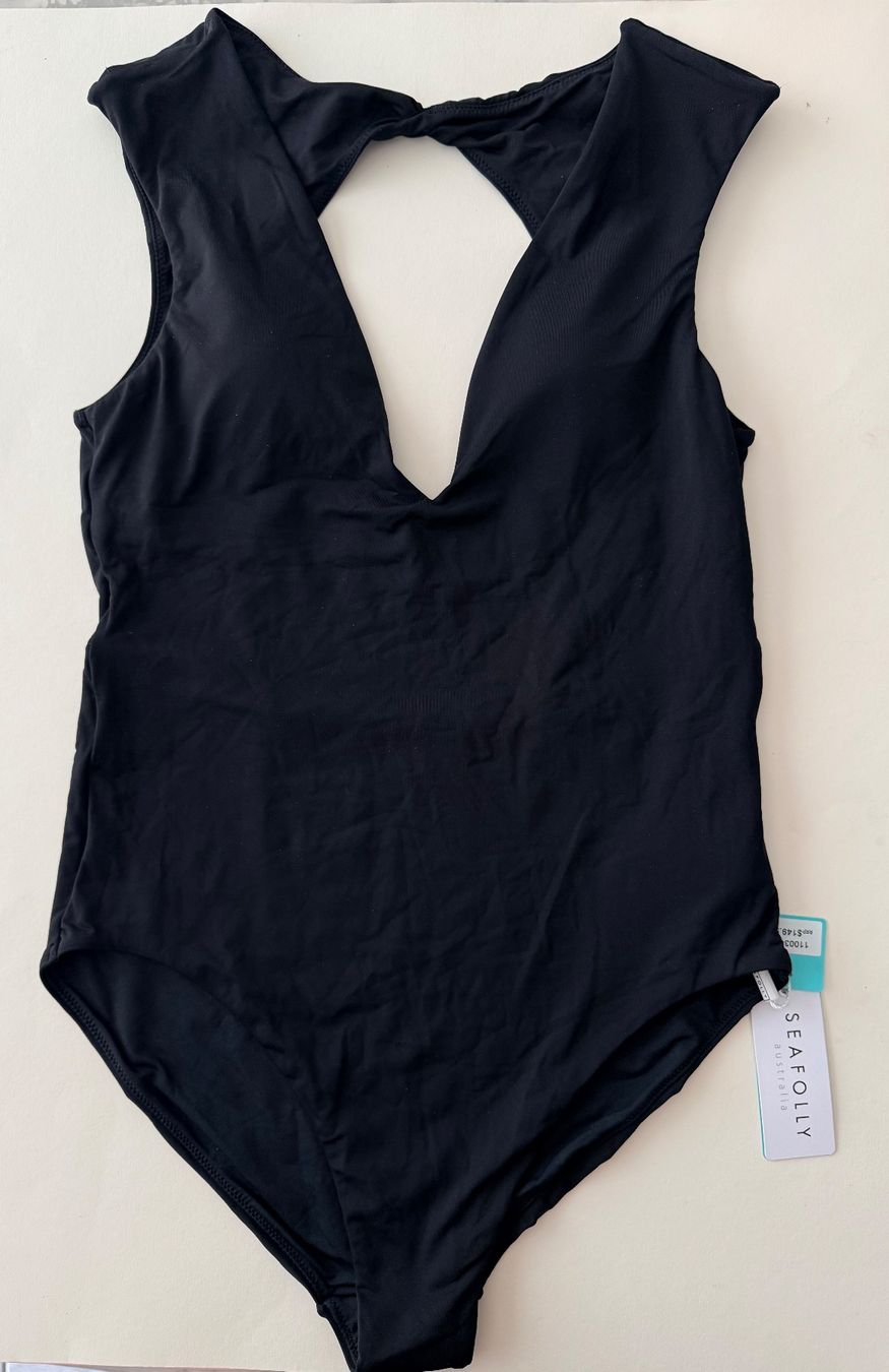 Seafolly Costumi da bagno & Bikini: SEAFOLLY, Badekleid, Grösse 36, Farbe Schwarz – Nuovo e nell'imballaggio originale da Rudolfstetten venduto da gst_g7xl 3