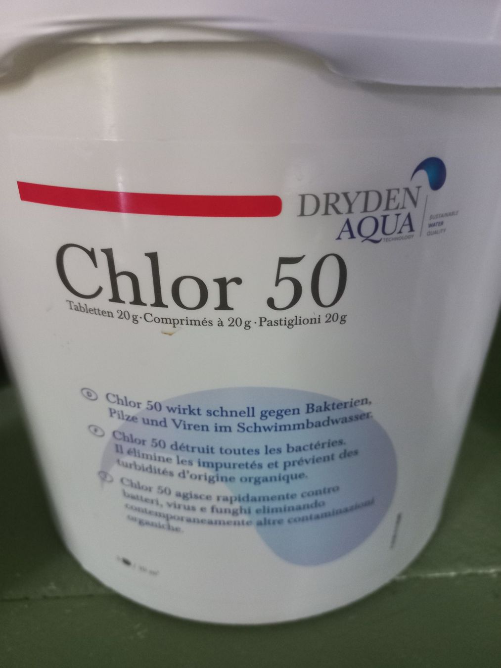 Schwimmbad: Chlortabletten für Pool – Gebraucht aus Aetigkofen von Aufraeumen01
