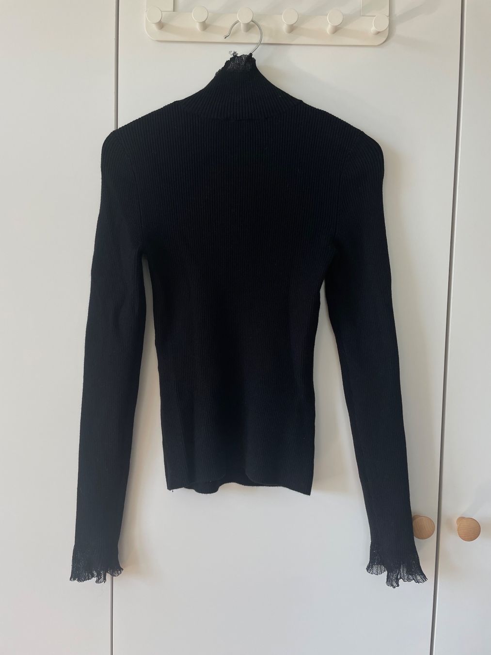 Sezane Maglioni & Felpe: Sézane Woll-/Strickpullover Schwarz, Gr. S (Spitzendetails) – Usato da Neukirch an der Thur venduto da bee88
