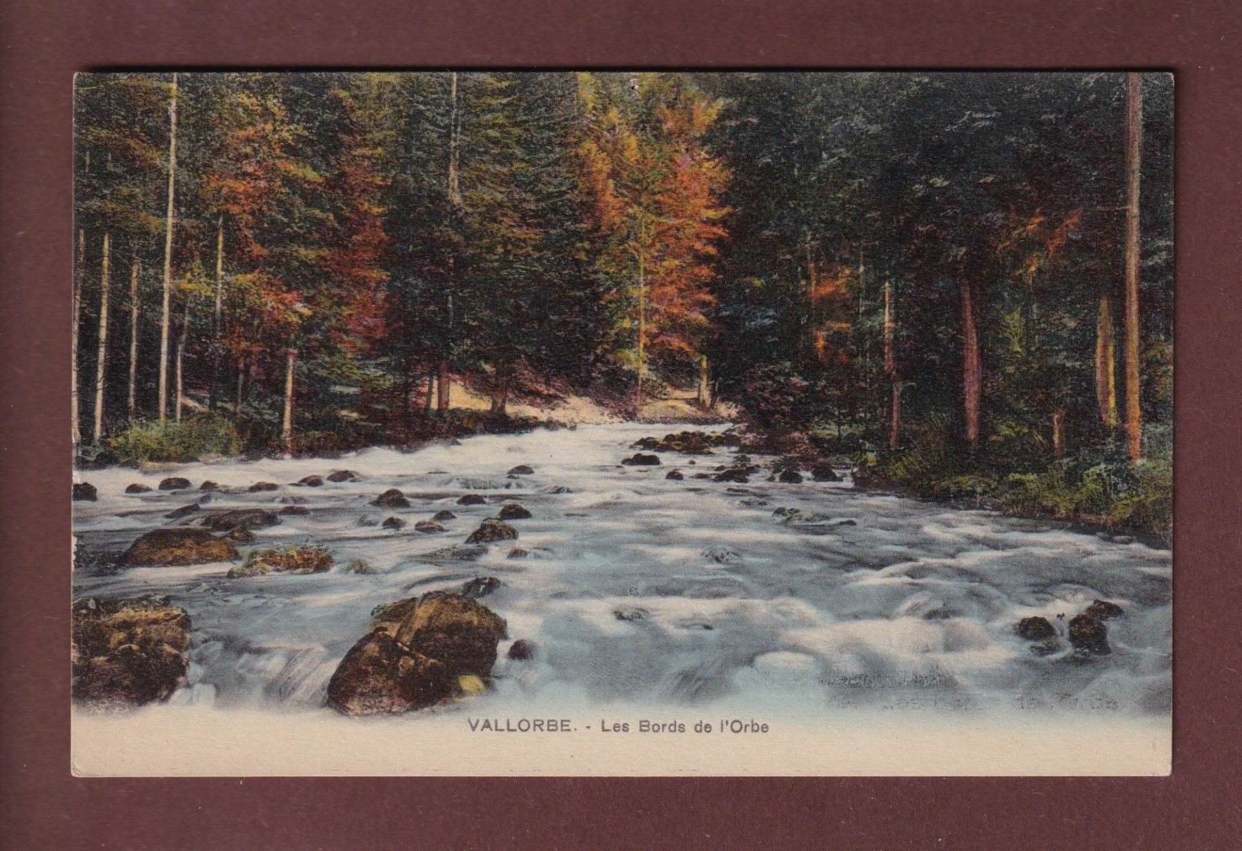Cartoline postali: VALLORBE - L'Orbe // trou // – Usato da Pully venduto da nicecards