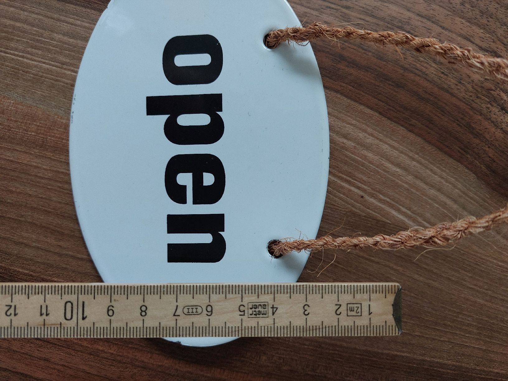 Schilder: Email / Emaille Schild Open / Closed – Gebraucht aus Glarus von novale2 5